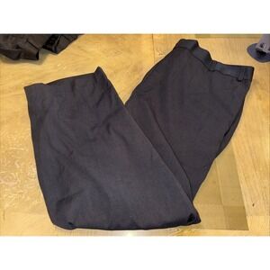 GEORGE Men's  Flat Front Performance Dress Pants Sz 44X30 Excellent Condition